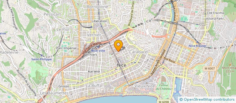 localisation de l'entreprise ASSOREA à NICE