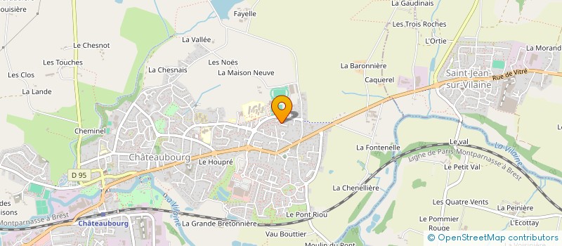 localisation de l'entreprise ASSORYTHME à CHATEAUBOURG