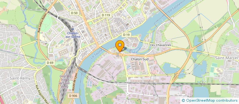 localisation de l'entreprise ASSOS TAIS  CHALON-SUR-SAONE