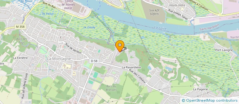 localisation de l'entreprise ASSOSIX  BOUGUENAIS