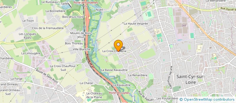 localisation de l'entreprise ASSOSTINATO  SAINT-CYR-SUR-LOIRE