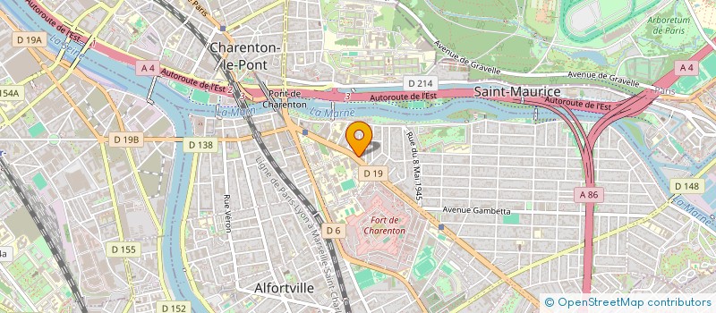 localisation de l'entreprise ASSOTIATION DENTAIRE D ECHANGES PROF à MAISONS-ALFORT