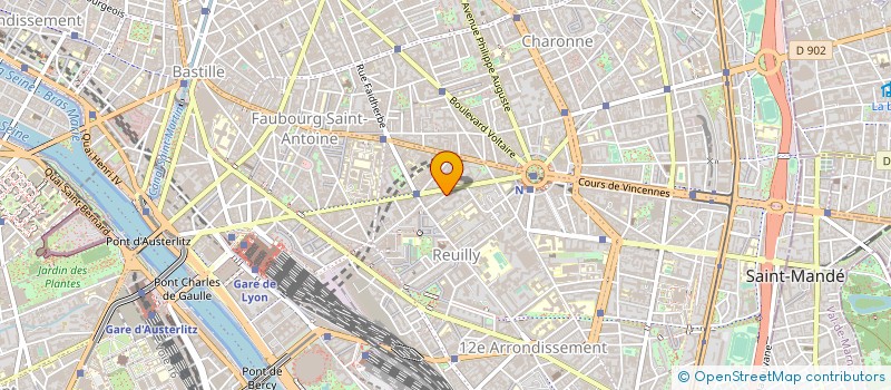 localisation de l'entreprise ASSOTRAF à PARIS 12