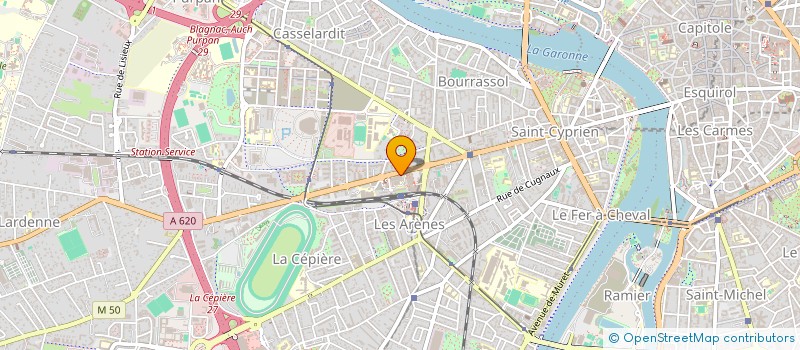 localisation de l'entreprise ASSOUN AUDOUBERT BONFILS CASSAGNEAU DONGAY DUMONTEIL FARAH FONDARD HONTON JORDAN LEGER LEPAGE MARCO-BAERTICH MONTEIL PHI  TOULOUSE