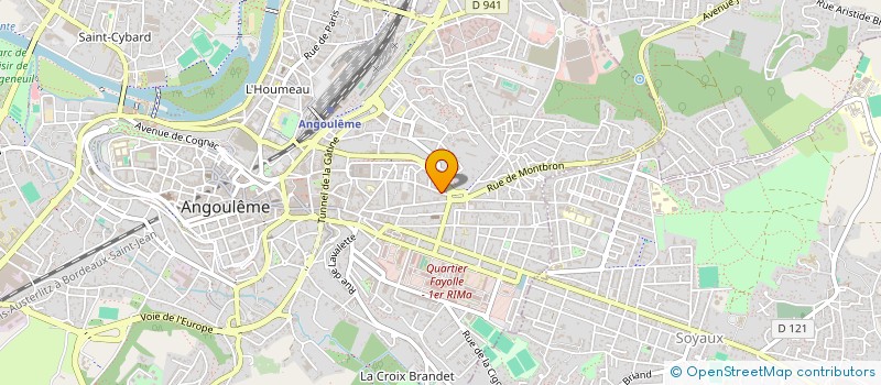 localisation de l'entreprise ASSPJF à ANGOULEME