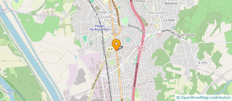 localisation de l'entreprise ASSROSCOROTT  ROUSSILLON