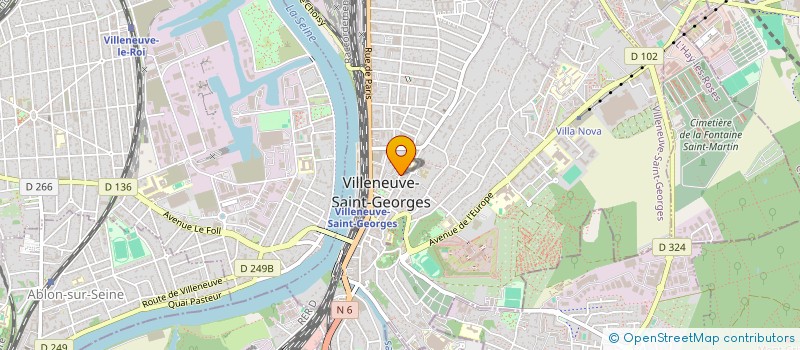 localisation de l'entreprise ASSRY  VILLENEUVE-SAINT-GEORGES