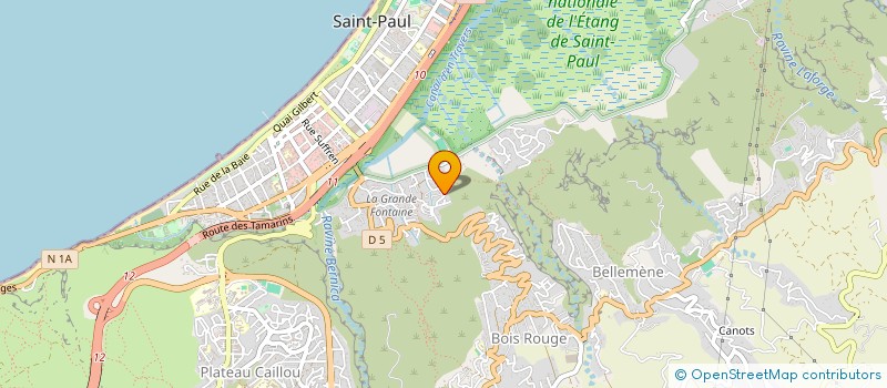 localisation de l'entreprise ASSS DEPT EMPLOIS PRECAIRES à SAINT-PAUL