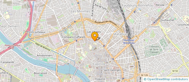 localisation de l'entreprise ASSSOCIATION DE LA ZAC DE SAINT MARTIN DU TOUCH  TOULOUSE