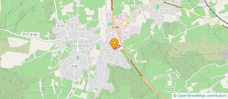 localisation de l'entreprise ASSSOCIATION SERENADE  SAINT-LAURENT-DES-ARBRES