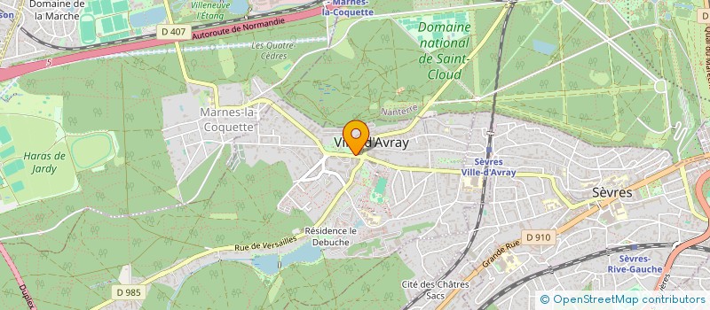 localisation de l'entreprise ASSSOCIATION SPORTIVE COLLEGE LA FONTAINE DU ROY à VILLE-D'AVRAY
