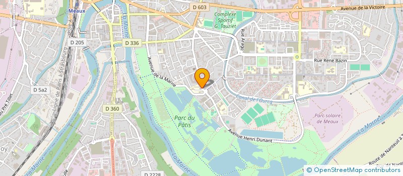 localisation de l'entreprise ASSTEX à MEAUX