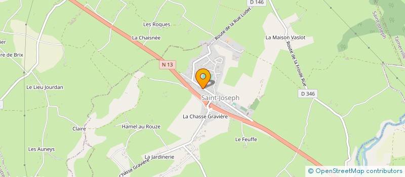 localisation de l'entreprise ASSTRIE à SAINT-JOSEPH