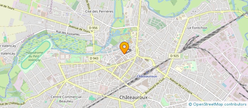 localisation de l'entreprise ASSTUS ASSISTANCE AUX USAGERS SENSIBLES à CHATEAUROUX