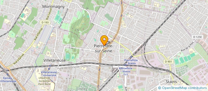 localisation de l'entreprise ASSU 2022 à PIERREFITTE-SUR-SEINE