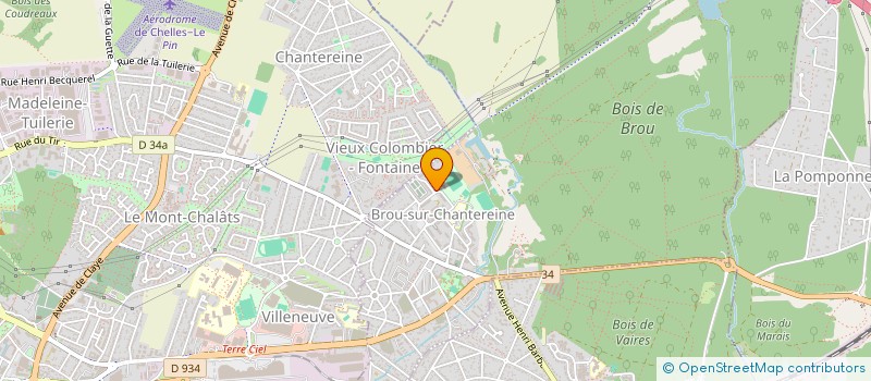 localisation de l'entreprise ASSU EURO à BROU-SUR-CHANTEREINE
