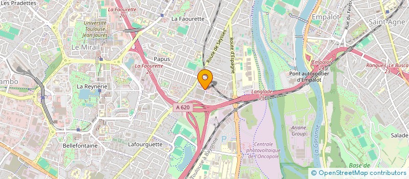 localisation de l'entreprise ASSU GROUPE ADN à TOULOUSE