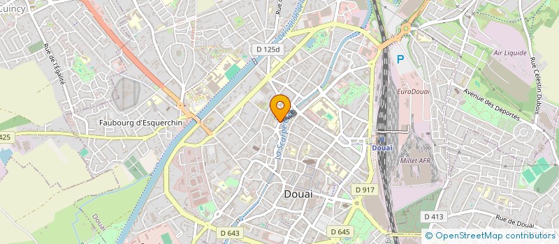 localisation de l'entreprise ASSU SIA HABITAT à DOUAI