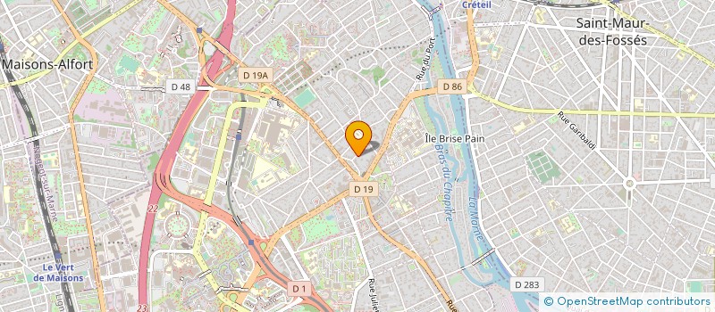 localisation de l'entreprise ASSUM 94 SERVICES SOINS URGENC à CRETEIL