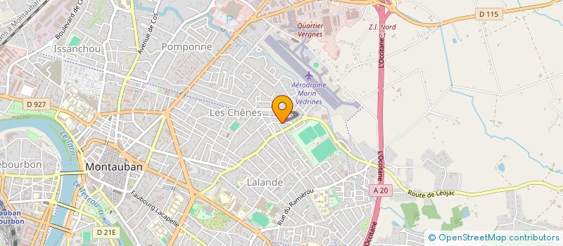 localisation de l'entreprise ASSUPRO  MONTAUBAN