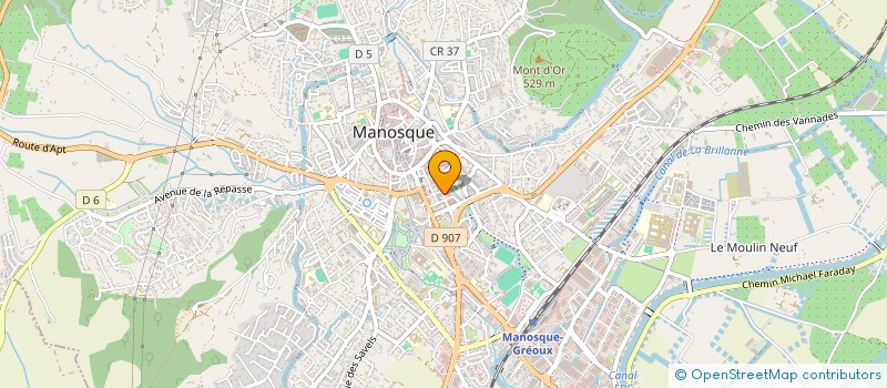 localisation de l'entreprise ASSUR'2M à MANOSQUE