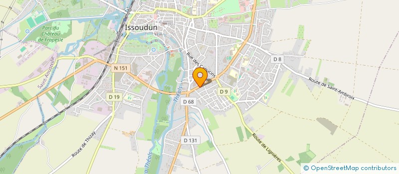 localisation de l'entreprise ASSUR 36 à ISSOUDUN