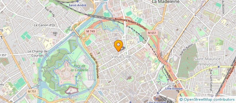 localisation de l'entreprise ASSUR 5 à LILLE