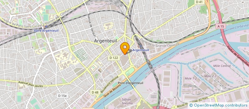 localisation de l'entreprise ASSUR+  ARGENTEUIL