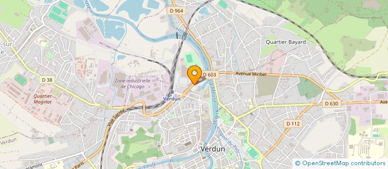 localisation de l'entreprise ASSUR 55 à VERDUN