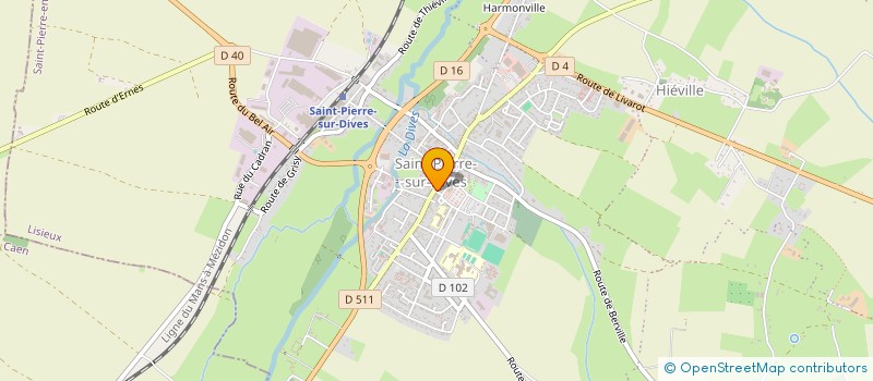 localisation de l'entreprise ASSUR B COURTAGE  SAINT-PIERRE-EN-AUGE