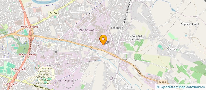 localisation de l'entreprise ASSUR CAISSE DE RETRAITE DE LA VO à ALBI
