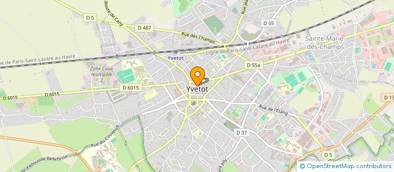 localisation de l'entreprise ASSUR CAUX à YVETOT