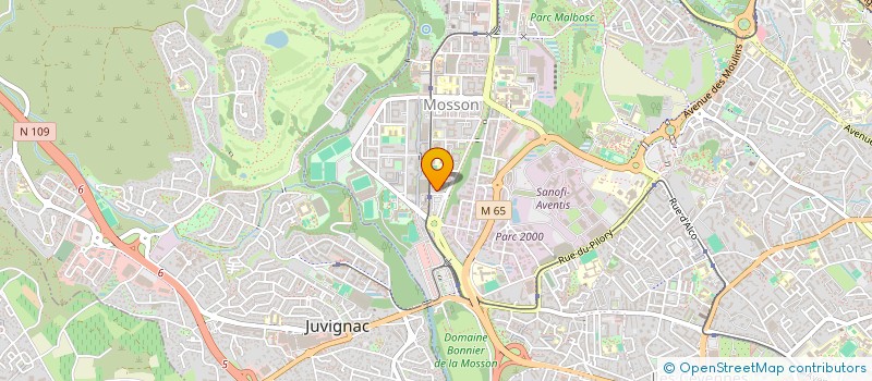 localisation de l'entreprise ASSUR CITY à MONTPELLIER