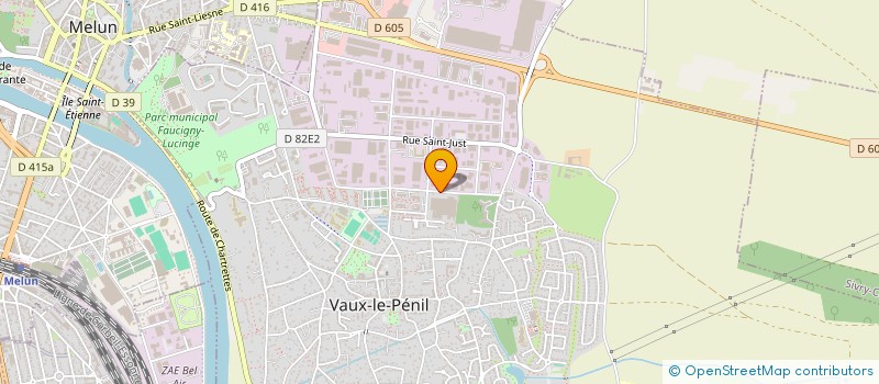 localisation de l'entreprise ASSUR CONSULT à VAUX-LE-PENIL