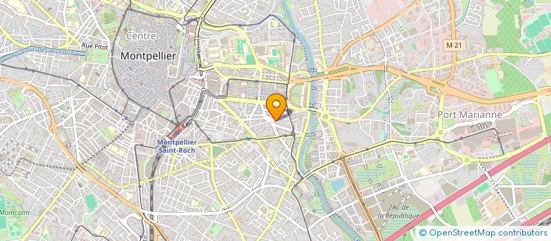 localisation de l'entreprise ASSUR'DEPANNAGE MANUEL à MONTPELLIER
