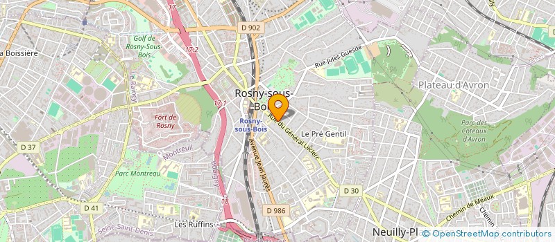 localisation de l'entreprise ASSUR FUSACQ  PARIS