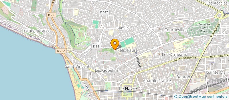 localisation de l'entreprise ASSUR HEXAGONE à LE HAVRE