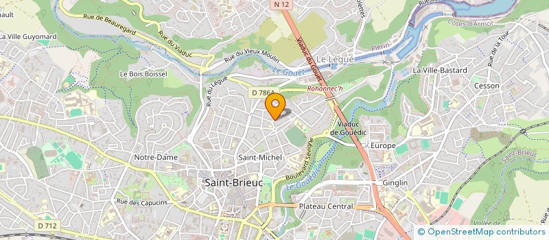 localisation de l'entreprise ASSUR IMMO à SAINT-BRIEUC