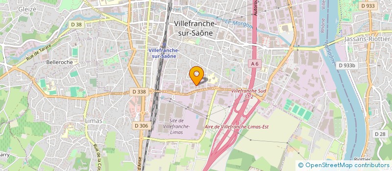 localisation de l'entreprise ASSUR MA  VILLEFRANCHE-SUR-SAONE