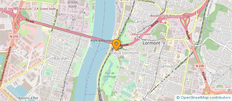 localisation de l'entreprise ASSUR&MF  LORMONT