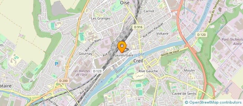 localisation de l'entreprise ASSUR POWER  CREIL