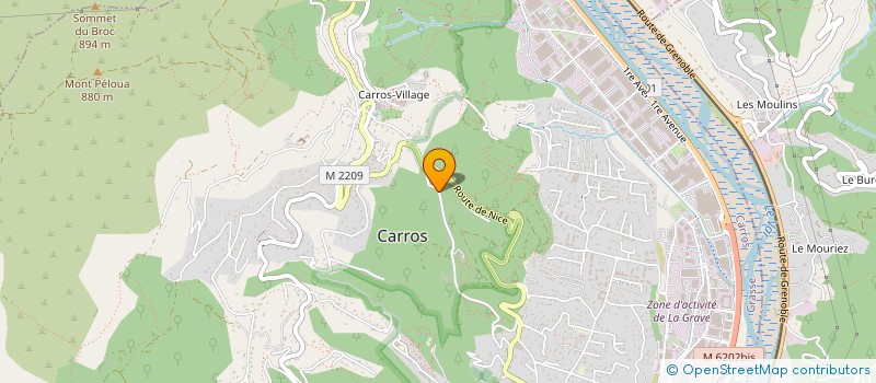 localisation de l'entreprise ASSUR PROGRAMMATION à CARROS