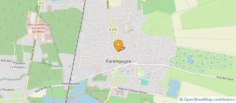 localisation de l'entreprise ASSUR'TAXI à PAREMPUYRE