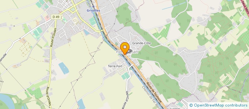 localisation de l'entreprise ASSUR TOUCOU'R  POMPIGNAN