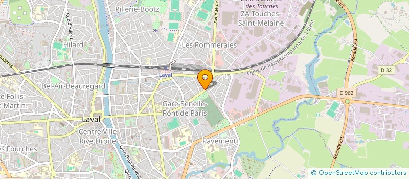 localisation de l'entreprise ASSURAFINANCE à LAVAL