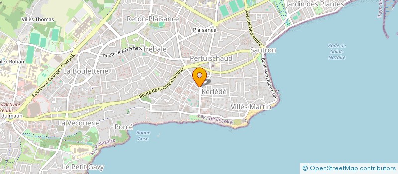 localisation de l'entreprise ASSURALTI  SAINT-NAZAIRE