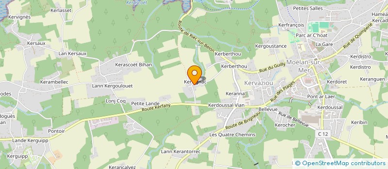 localisation de l'entreprise ASSURANCE 3 SOLUTIONS  MOELAN SUR MER