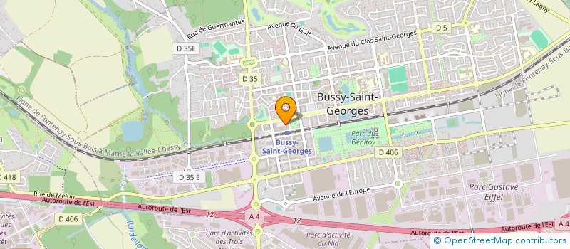 localisation de l'entreprise ASSURANCE CONSEIL à BUSSY-SAINT-GEORGES