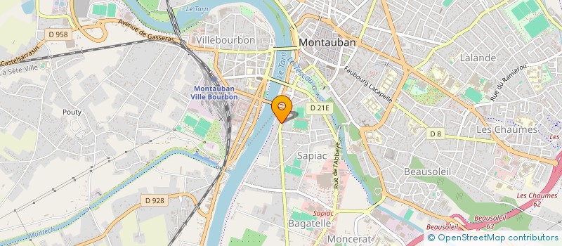 localisation de l'entreprise ASSURANCE CORSOU  MONTAUBAN