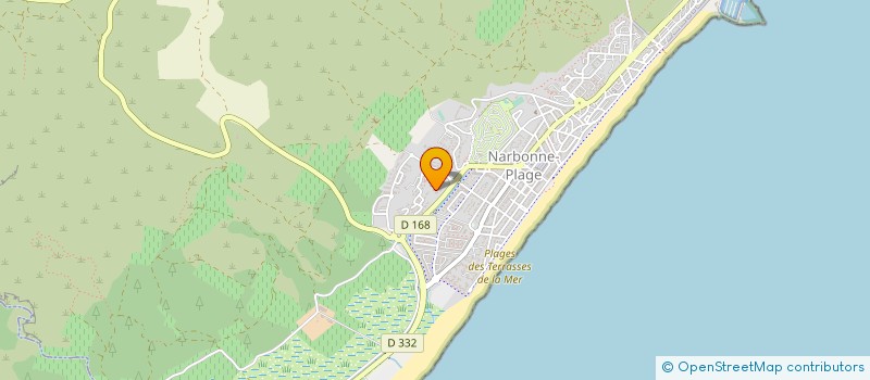 localisation de l'entreprise ASSURANCE COURTAGE  NARBONNE